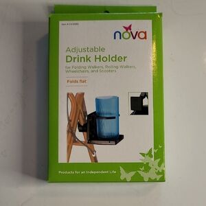 Black Adjustable Drink Holder